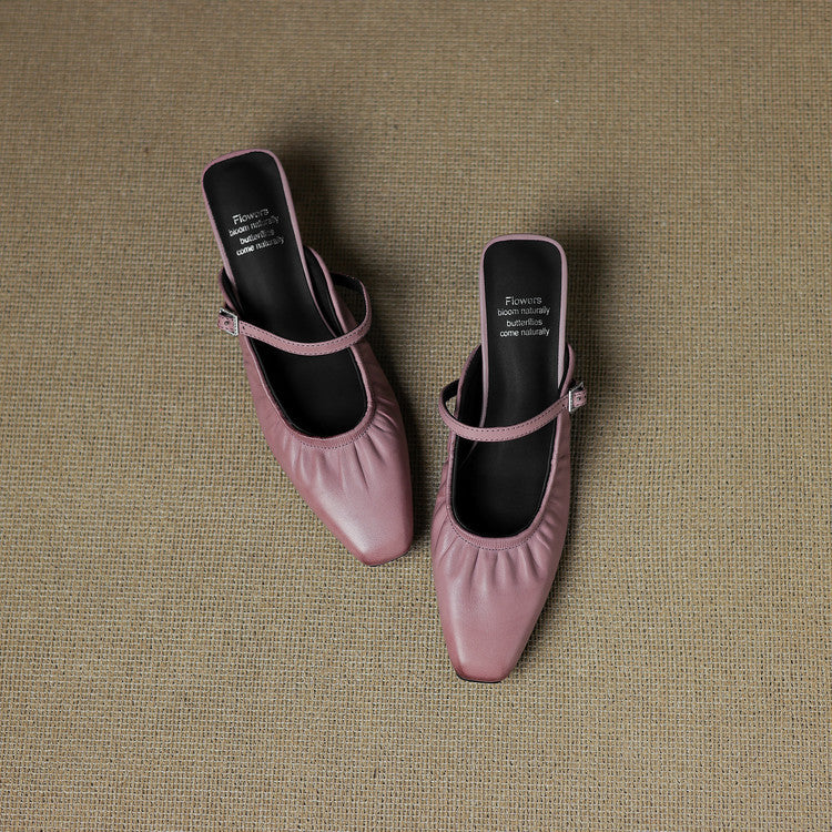Vanya | Mule Mary Jane Arricciato