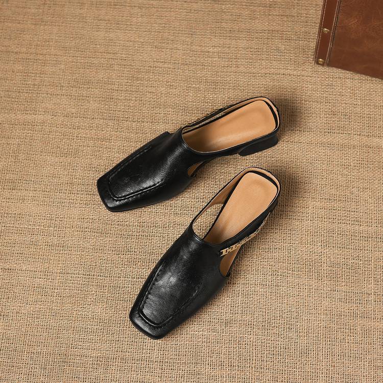 Vyla | Mules in Vera Pelle