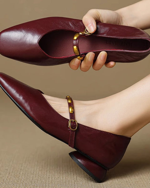 Zyra | Ballerine in Vera Pelle