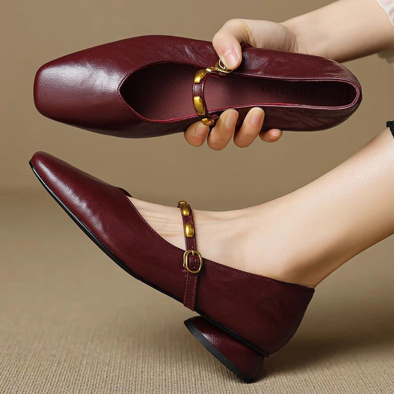 Zyra | Ballerine in Vera Pelle