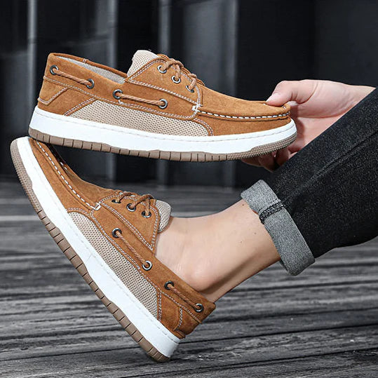 Scarpa Nautica in Camoscio – Suola Comfort Estiva
