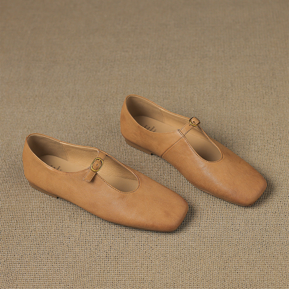 Catriona | Mary Jane Flat con Tacco Alto
