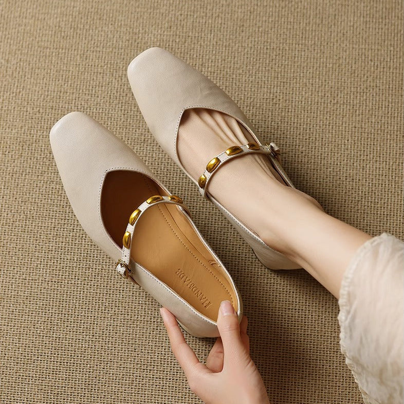 Zyra | Ballerine in Vera Pelle