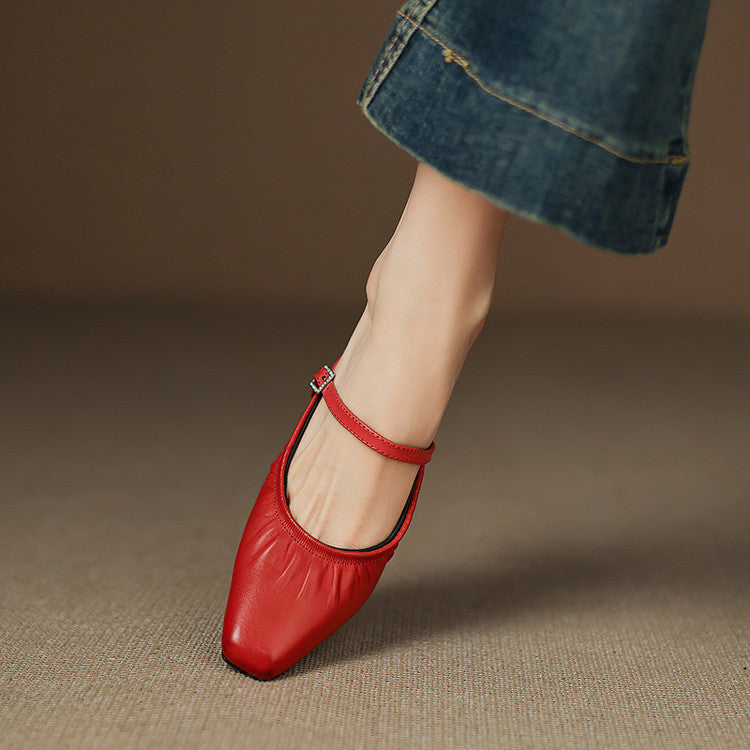 Vanya | Mule Mary Jane Arricciato