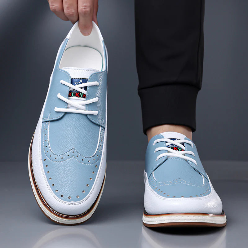 Marco — Scarpe in Pelle Bicolore