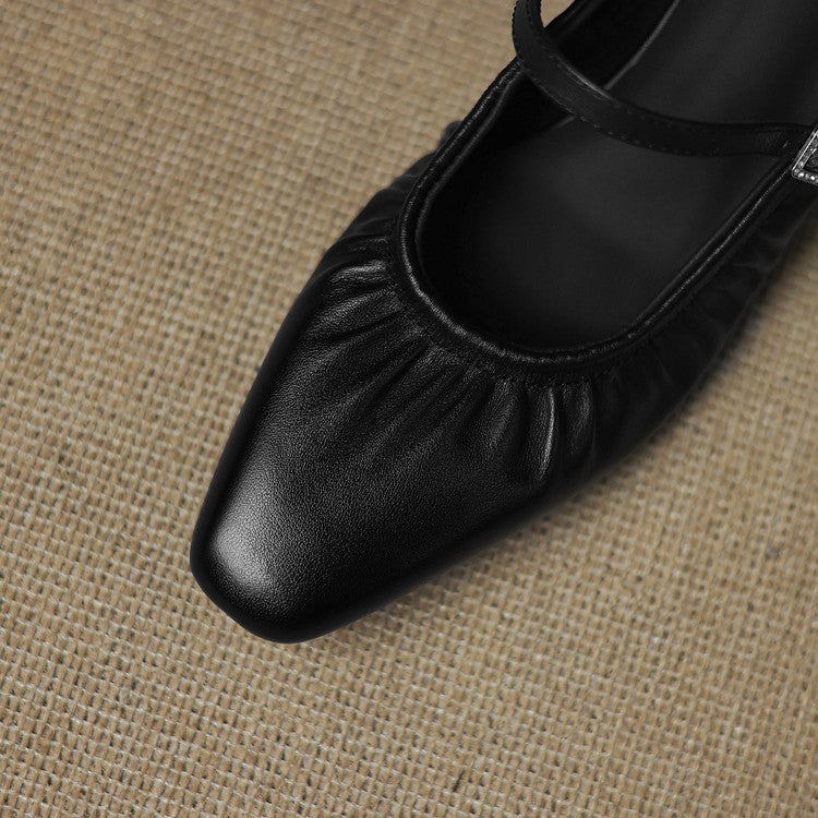 Vanya | Mule Mary Jane Arricciato