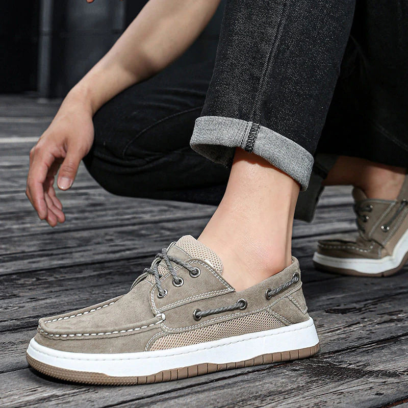 Scarpa Nautica in Camoscio – Suola Comfort Estiva