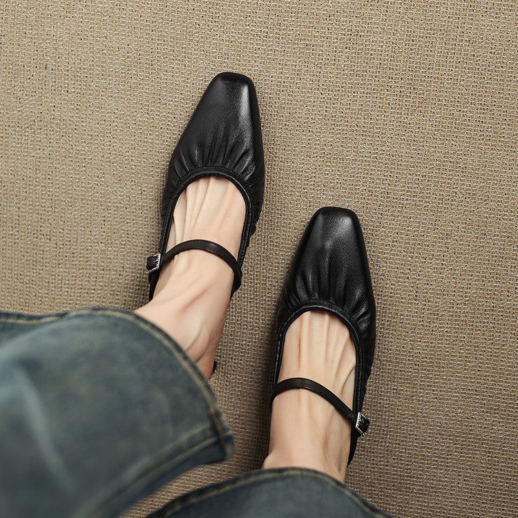 Vanya | Mule Mary Jane Arricciato