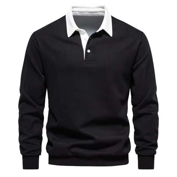 Maglione con Collo a Polo Cedric