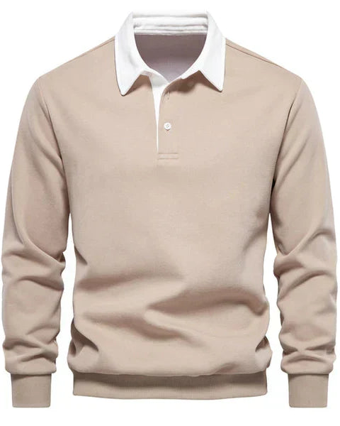 Maglione con Collo a Polo Cedric