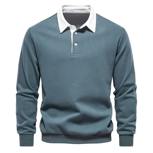 Maglione con Collo a Polo Cedric