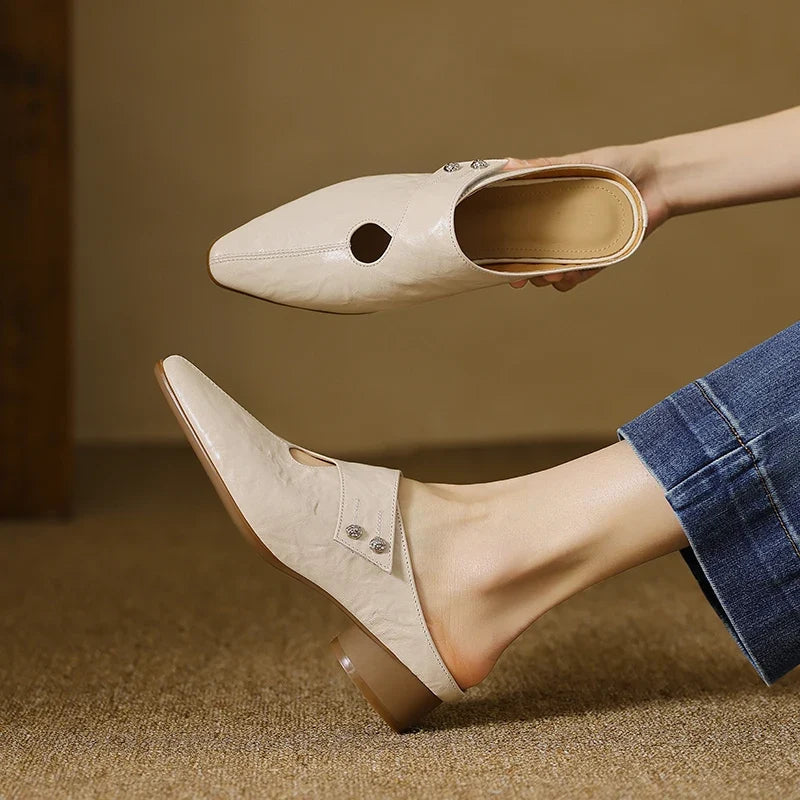 Olga | Mules in Vera Pelle