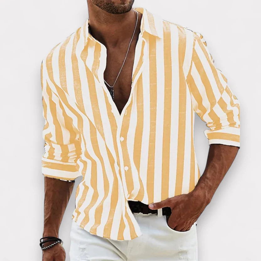 Camicia a Righe Estiva – Vestibilità Rilassata