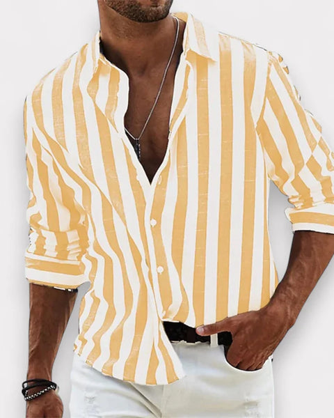 Camicia a Righe Estiva – Vestibilità Rilassata