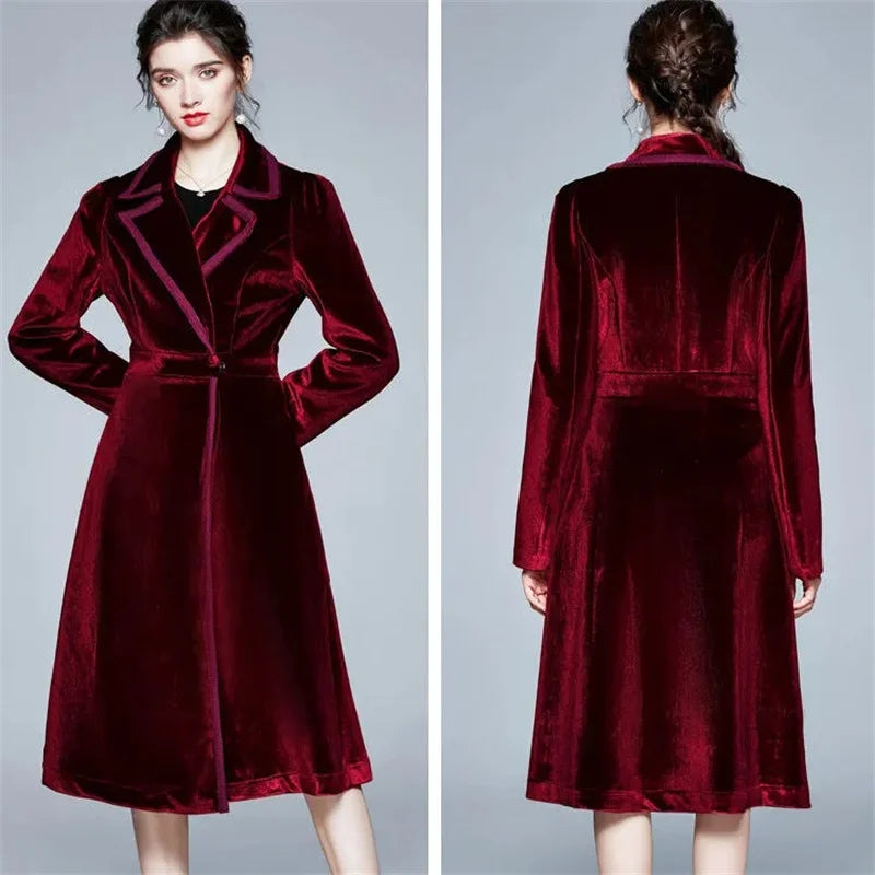 Seraphina | Cappotto largo in velluto