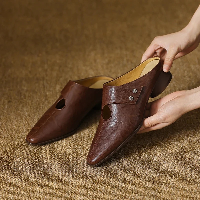 Olga | Mules in Vera Pelle