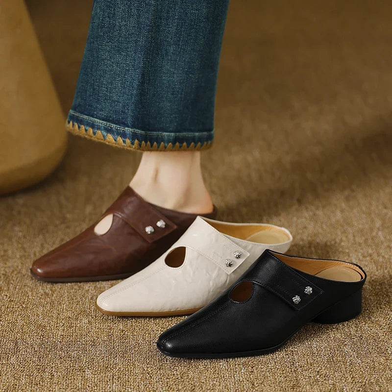 Olga | Mules in Vera Pelle
