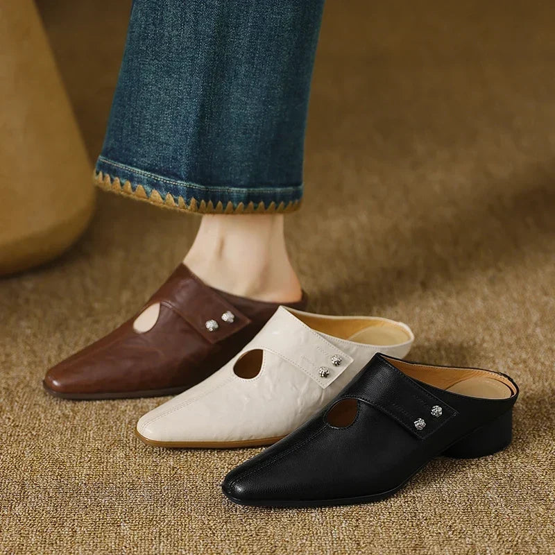 Olga | Mules in Vera Pelle