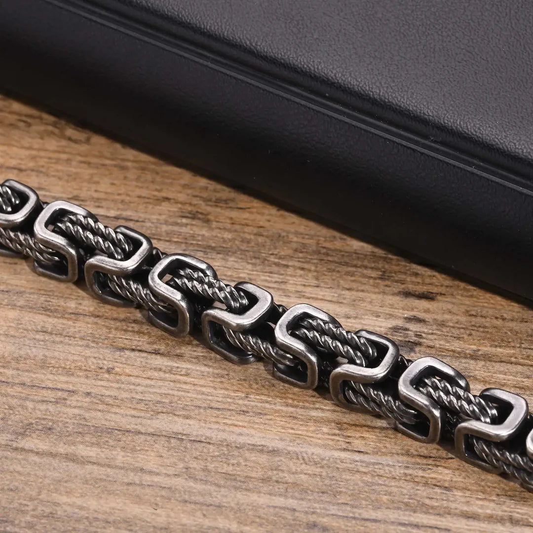 Bracciale a maglie Silvano