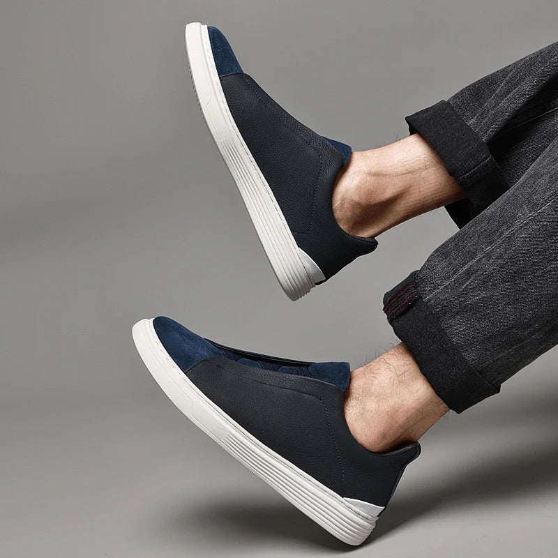 Matteo — Slip-On in Camoscio e Pelle