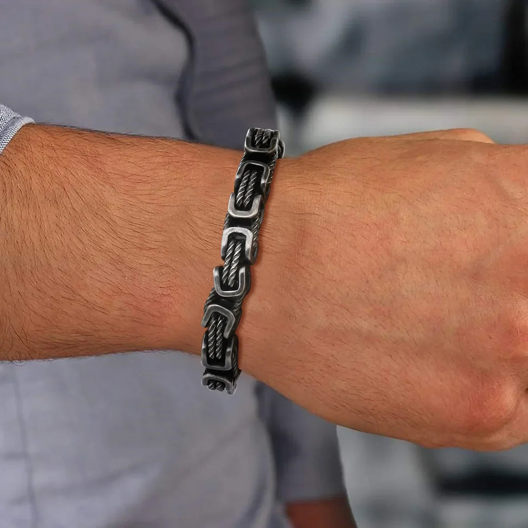 Bracciale a maglie Silvano