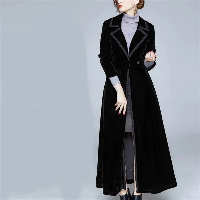 Seraphina | Cappotto largo in velluto
