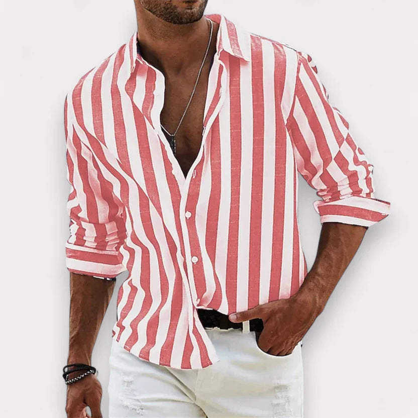 Camicia a Righe Estiva – Vestibilità Rilassata