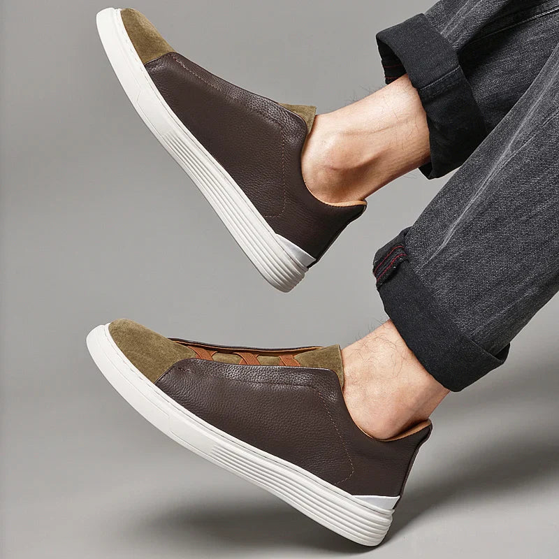 Matteo — Slip-On in Camoscio e Pelle