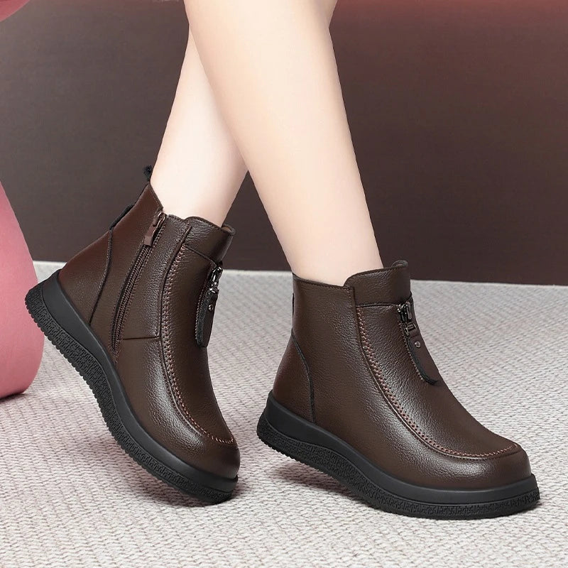 Marigold™ | Stivali Comfort con Fodera in Pile e Zip
