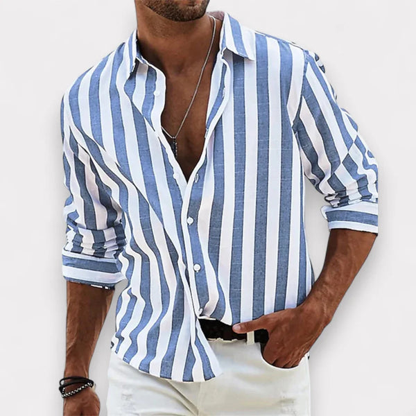 Camicia a Righe Estiva – Vestibilità Rilassata