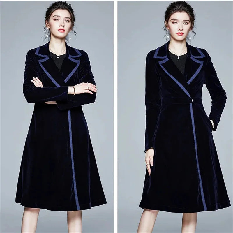 Seraphina | Cappotto largo in velluto