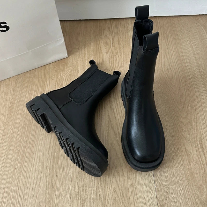 Ophelia™ | Stivaletti Chelsea con Suola Spessa