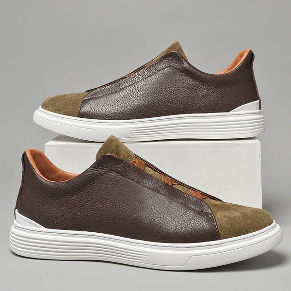 Matteo — Slip-On in Camoscio e Pelle