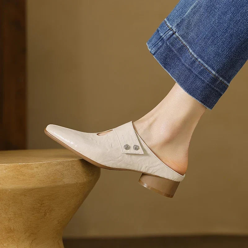 Olga | Mules in Vera Pelle