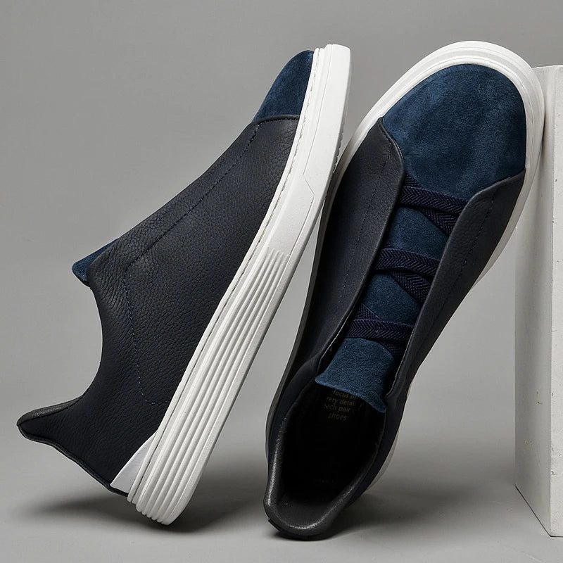 Matteo — Slip-On in Camoscio e Pelle