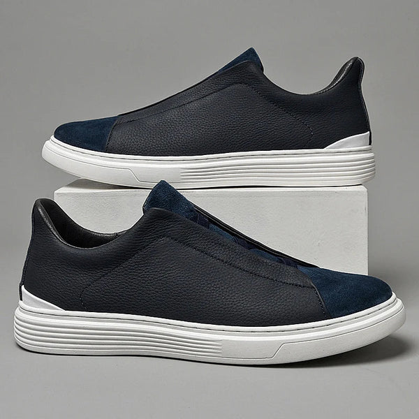 Matteo — Slip-On in Camoscio e Pelle