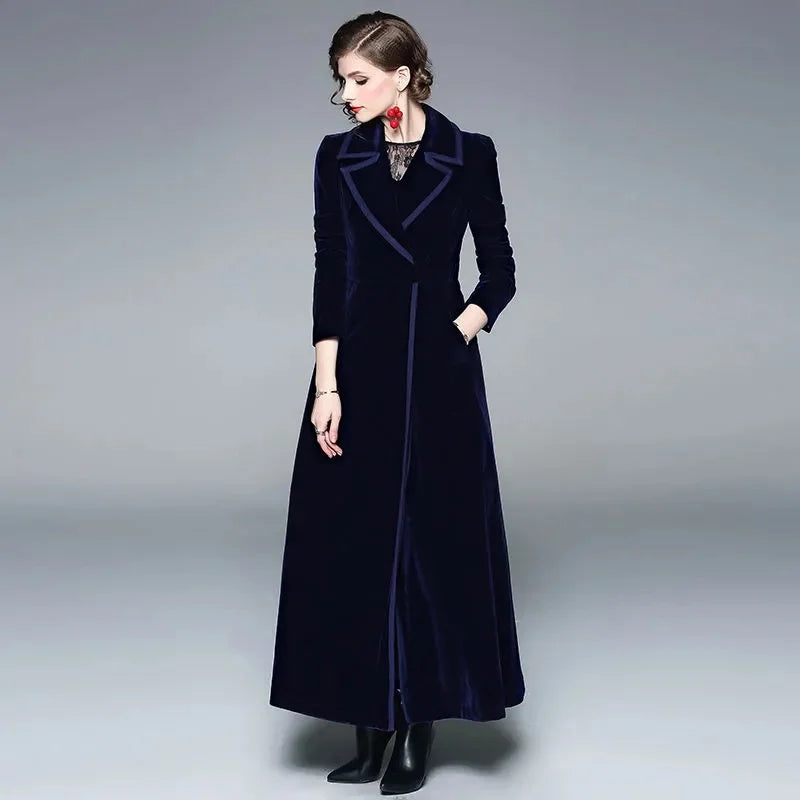 Seraphina | Cappotto largo in velluto