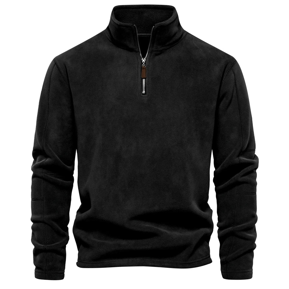 Pullover Norman con Zip a 1/4