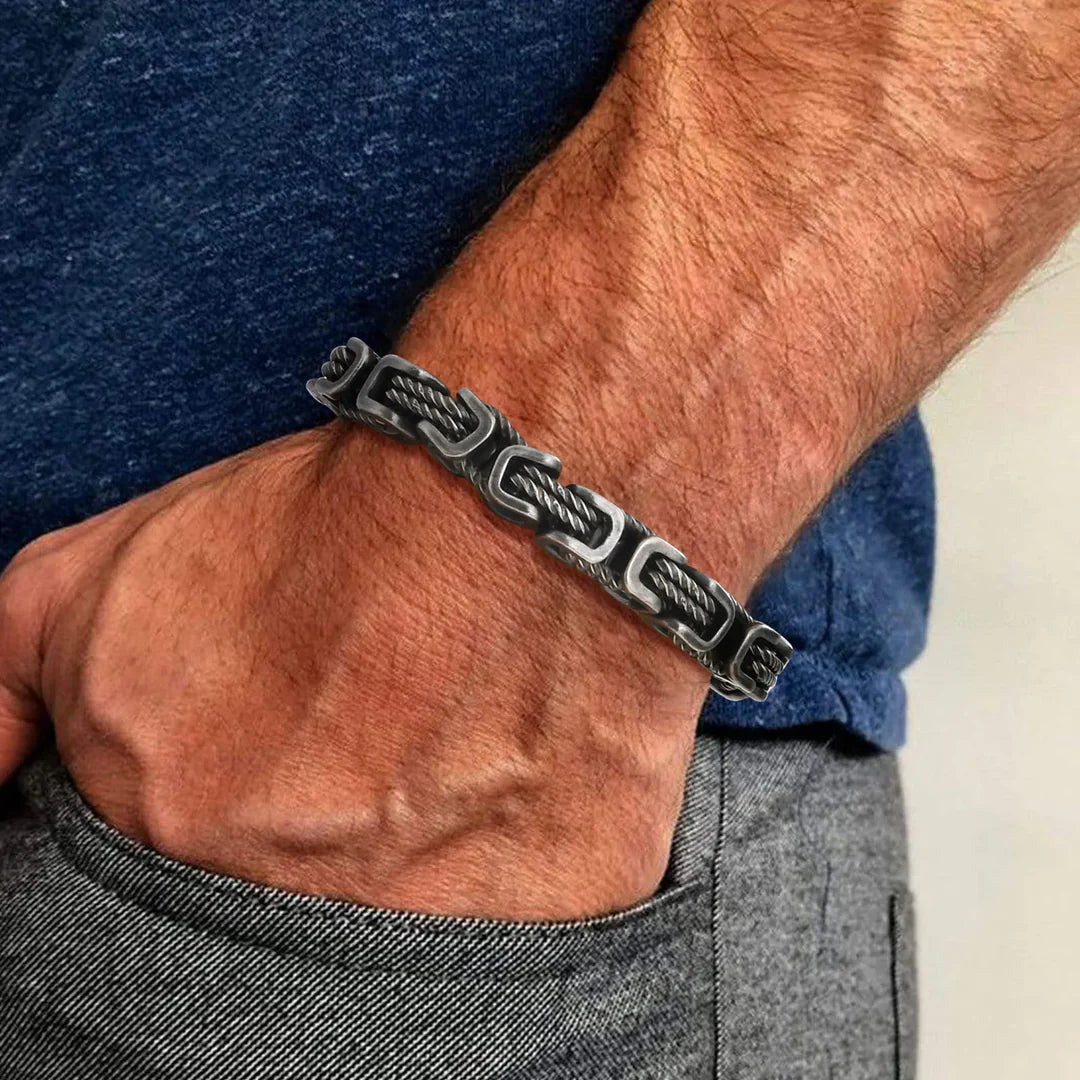 Bracciale a maglie Silvano