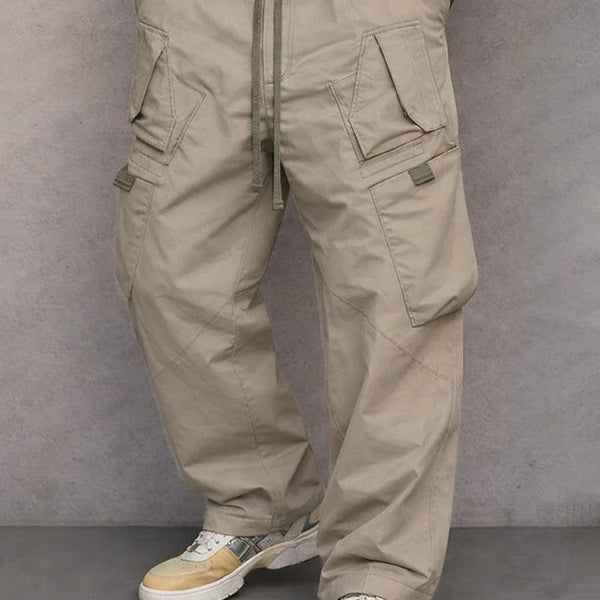 Pantaloni cargo a gamba dritta
