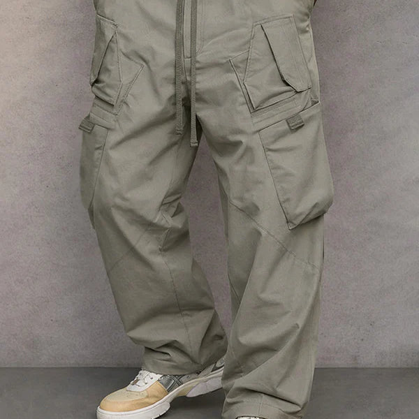 Pantaloni cargo a gamba dritta