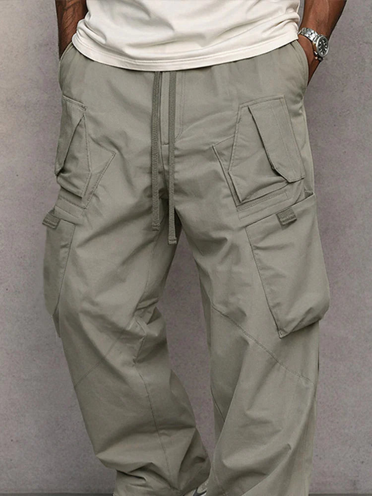 Pantaloni cargo a gamba dritta
