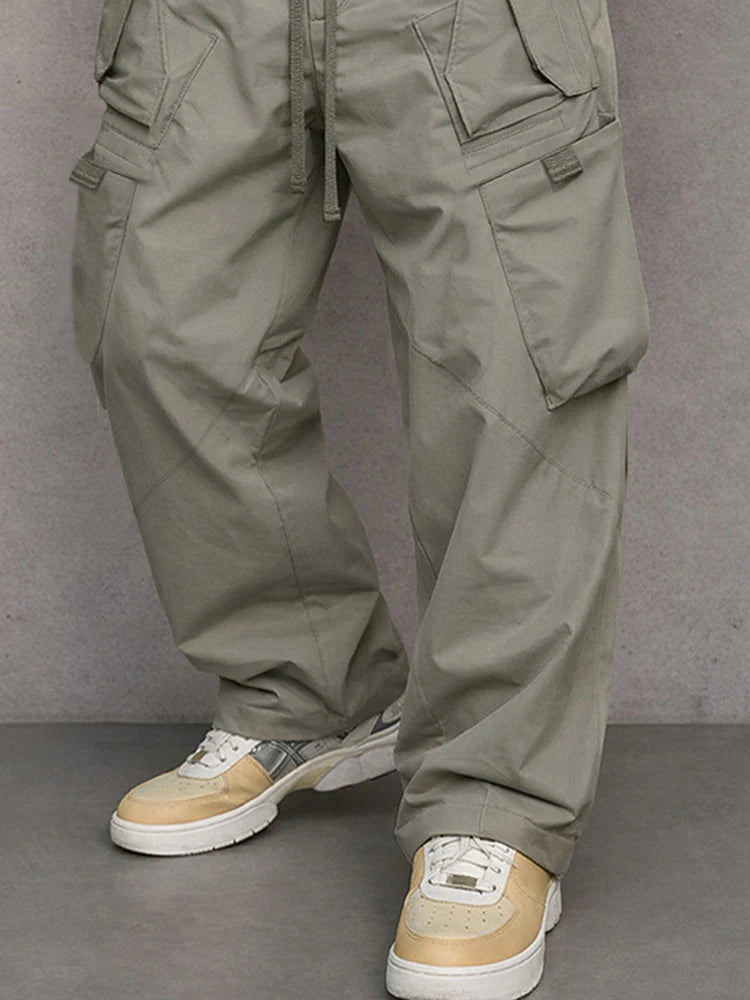 Pantaloni cargo a gamba dritta
