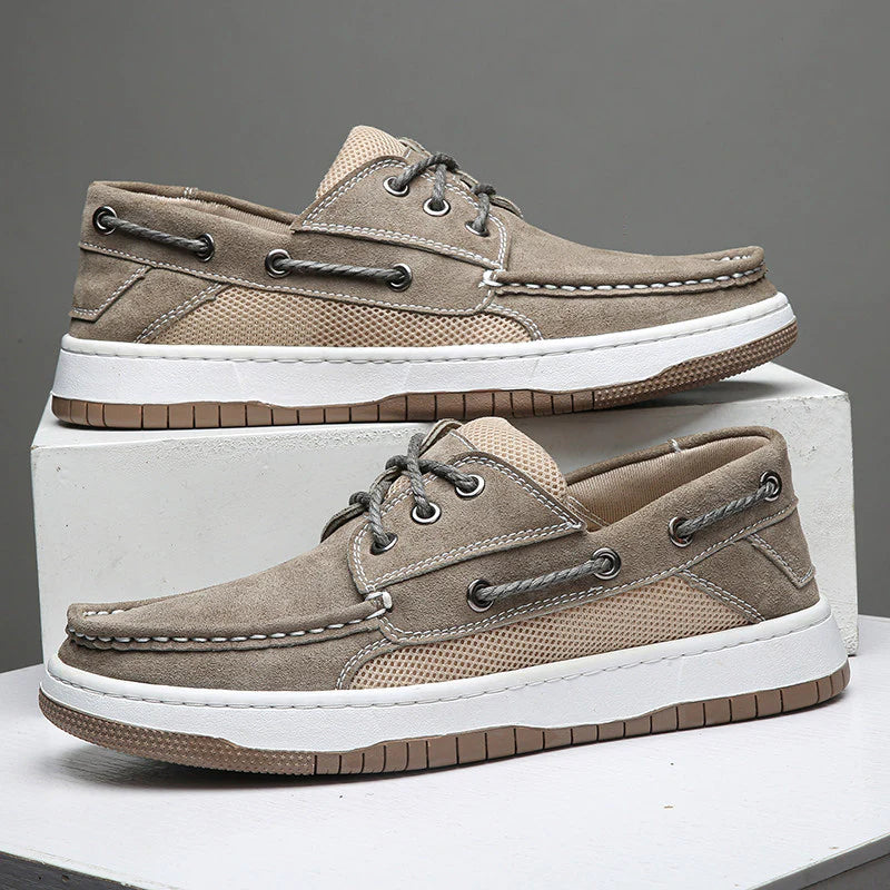 Scarpa Nautica in Camoscio – Suola Comfort Estiva