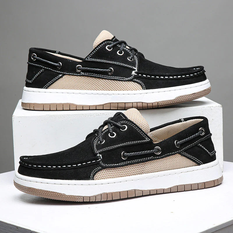 Scarpa Nautica in Camoscio – Suola Comfort Estiva