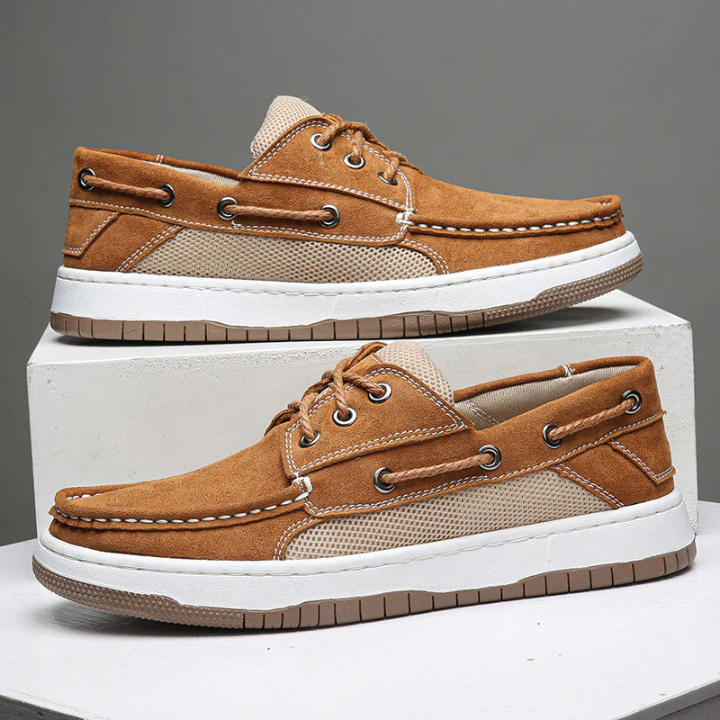 Scarpa Nautica in Camoscio – Suola Comfort Estiva
