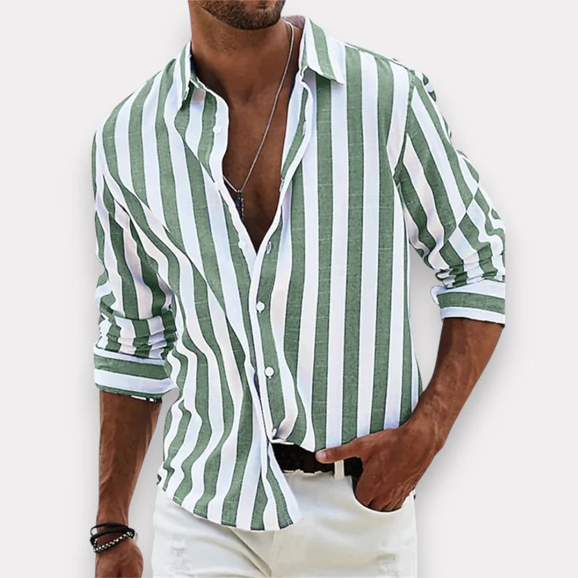Camicia a Righe Estiva – Vestibilità Rilassata