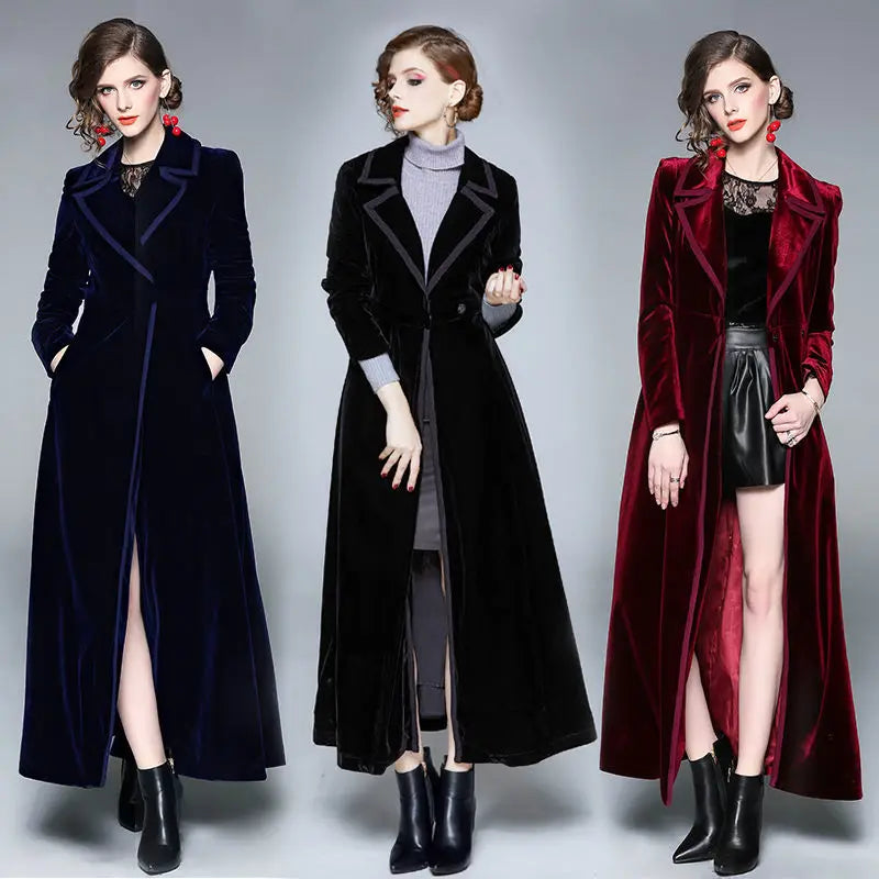 Seraphina | Cappotto largo in velluto