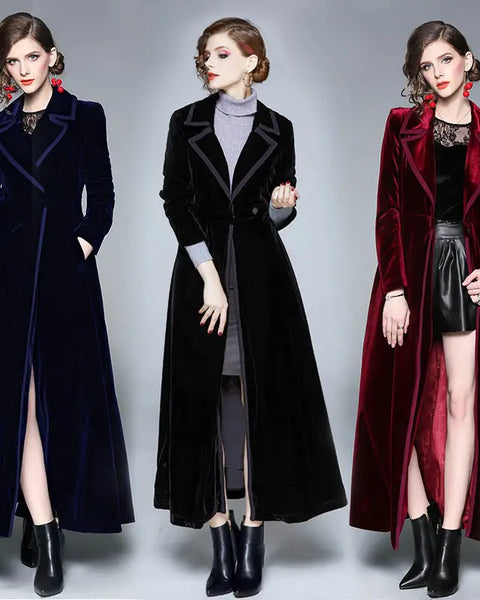 Seraphina | Cappotto largo in velluto