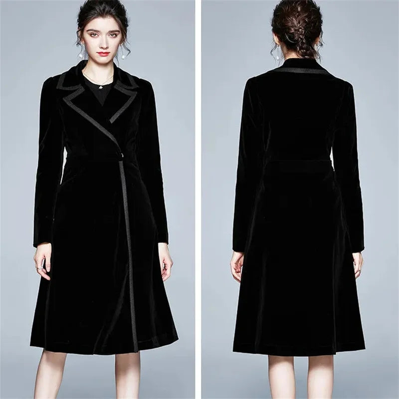 Seraphina | Cappotto largo in velluto